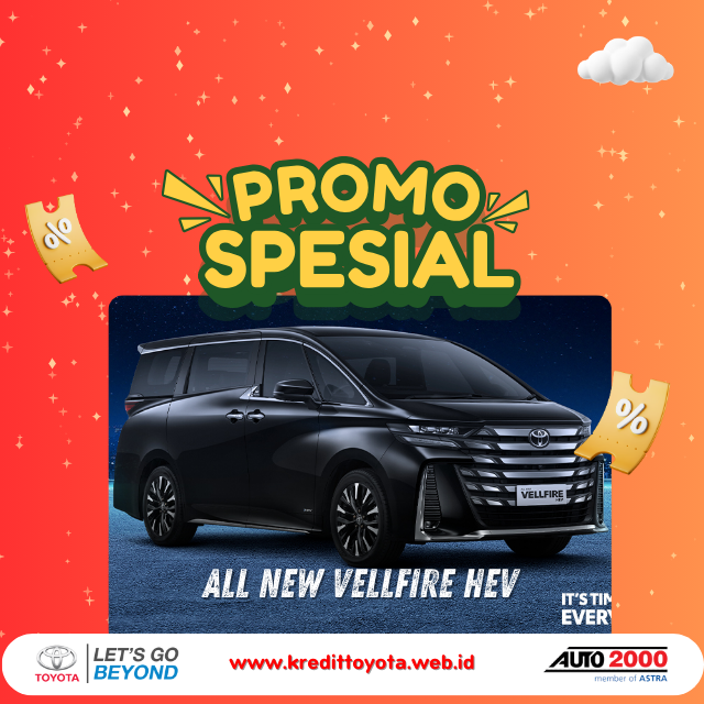 Promo Toyota vellfire hev